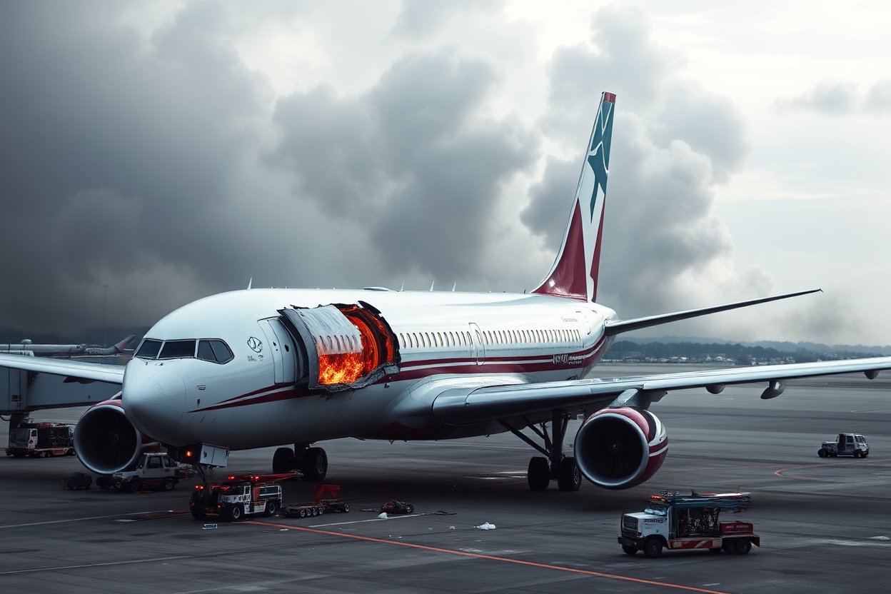 Airplane Crash at Japan Airlines